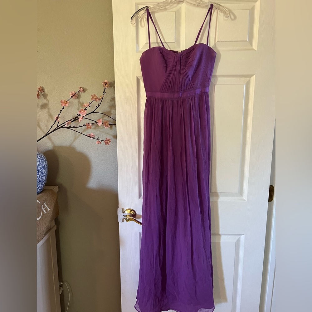 BCBG maxazaria purple gown size 4